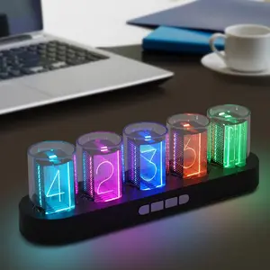The ShockTock | Retro-Futuristic Clock | RGB | 4-in-1 | 9 Light Modes