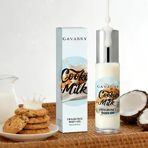 Warm Sweet Milk Cookie 0.34oz - Alcohol-Free Roll-On Perfume, Faux Body Fragrance Long-Lasting Light Fragrance, Gourmand Notes