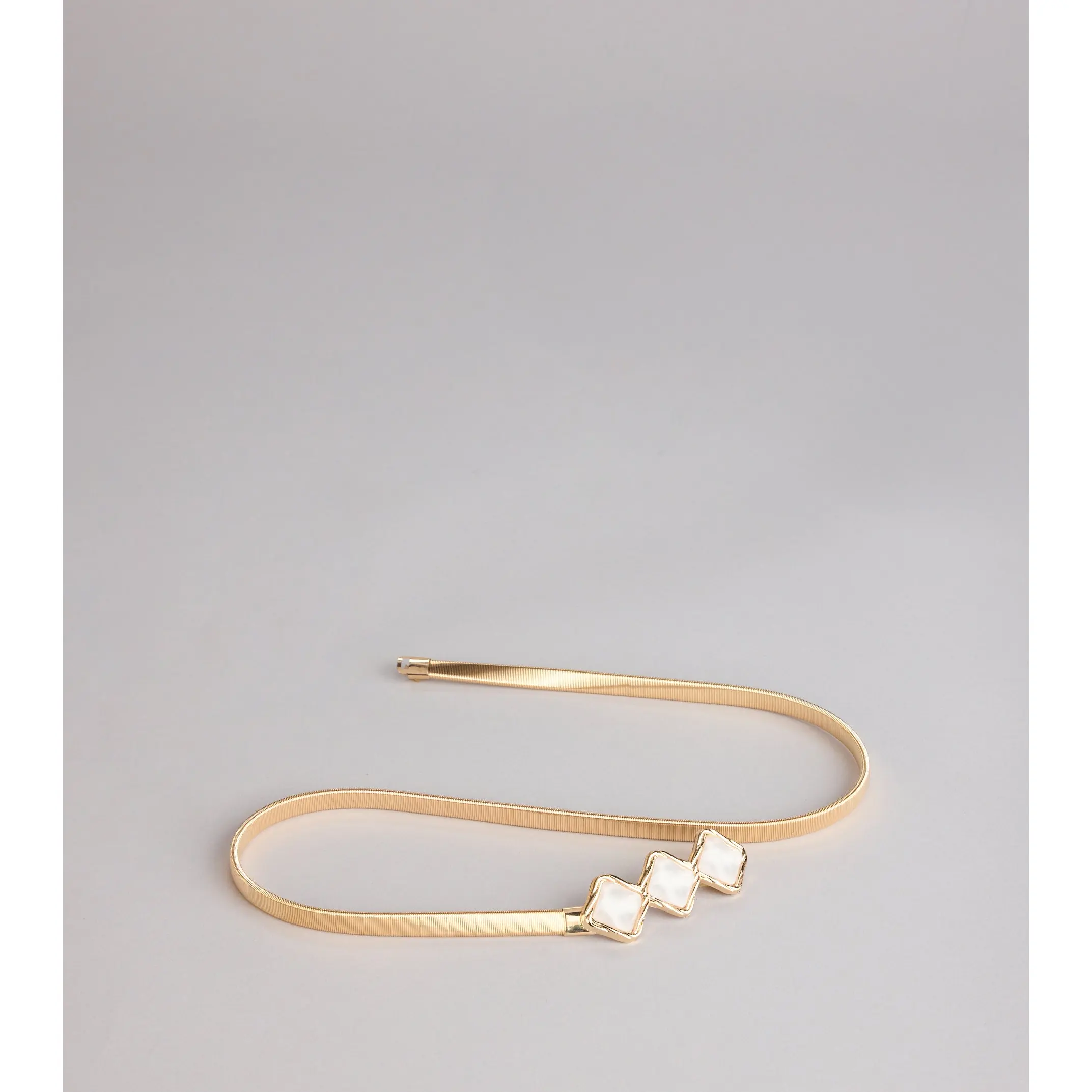 Triple Take Faux Pearl Coil Belt Triple Take Faux Pearl Coil Belt