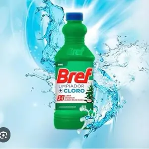 Bref Pino Limpiador + Cloro 3 en 1 Limpia Desinfecta Elimina Malos Olores