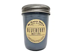 Blueberry Muffins | Scented Soy Wax Candle | Delicious Baked Goods Cozy Kitchen Scent | Housewarming Birthday Wedding Spring Easter Gift