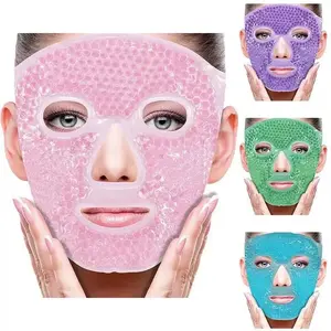 1pc Ice Mask Eye Mask Heat/Ice Mask Reduces edema Relieves facial fatigue Cold compress hot compress mask Super soft full-face fabric Sleeping Masks Night Mask