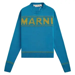Roundneck Logo Sweater | Cobalt