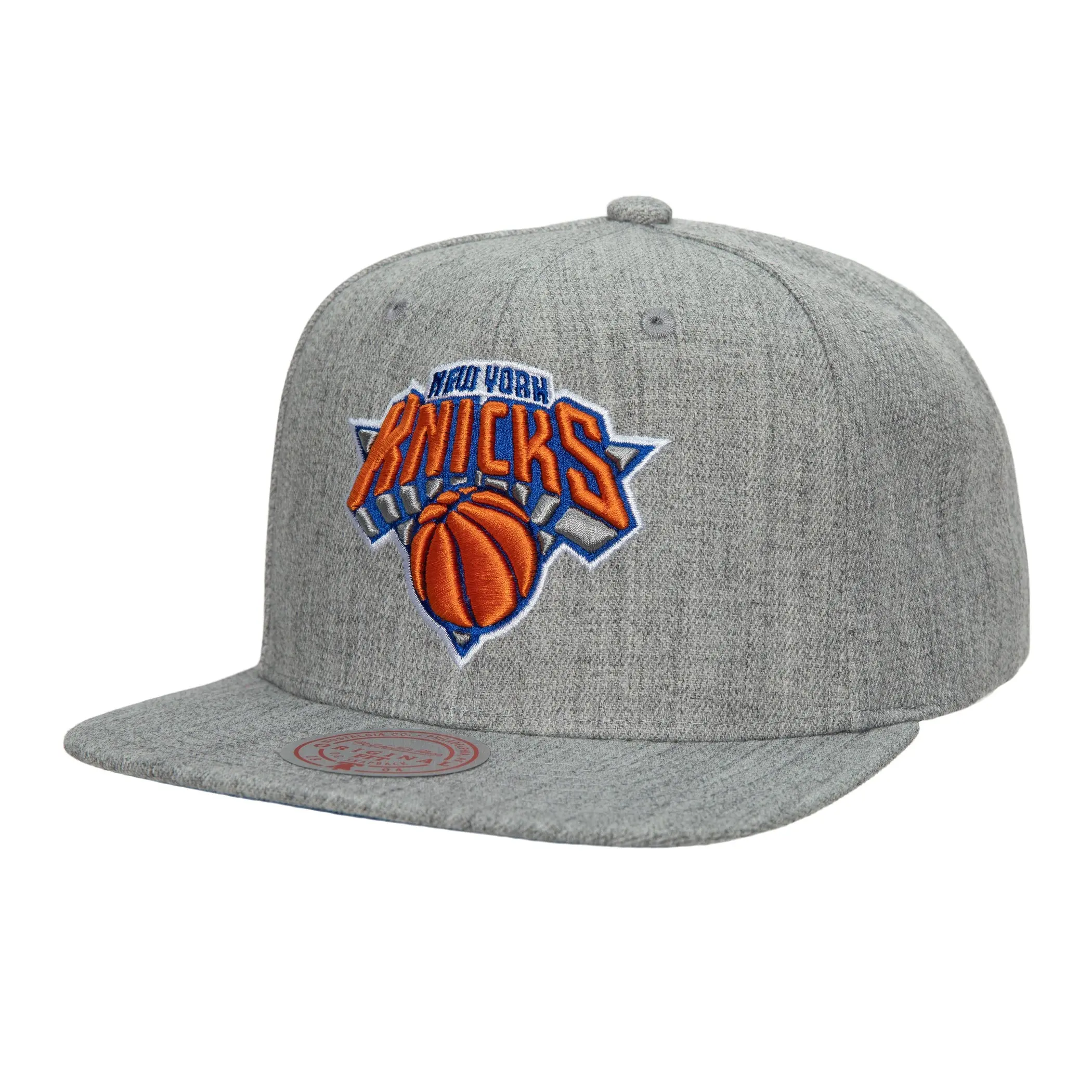 MENS MITCHELL & NESS NBA TEAM HEATHER 2.0 SNAPBACK KNICKS MENS MITCHELL & NESS NBA TEAM HEATHER 2.0 SNAPBACK KNICKS