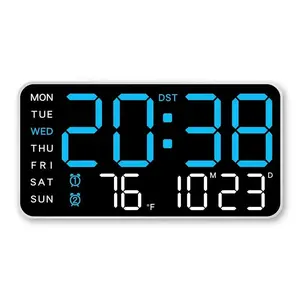 Large Intelligent Digital Wall Clock – Modern Functionality by Nic's Electronics