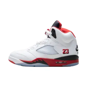 Air Jordan 5 Retro "Fire Red" Black Tongue 2025