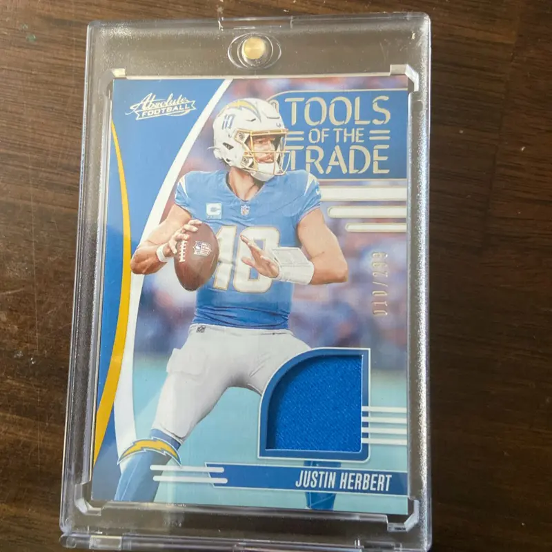 2025 Panini Absolute Justin Herbert Tools of the Trade Patch /299