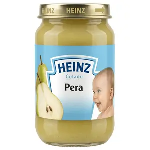 Heinz Pear Compota 113g | Smooth Pureed Pear Baby Food, Convenient Jar