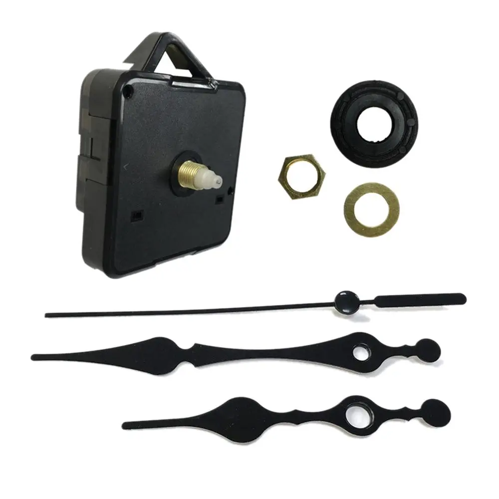 Silent Non-Ticking Quartz Movement Wall Clock Mechanism, DIY Home Projects Repair & Replacement Kit with Multiple Pieces Clock Parts