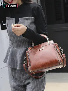 Women's Elegant Crossbody Bag, Fashionable Large Capacity Shoulder Bag for Daily Used, Casual Trendy Versatile High-quality Daily Commuting Bag, Daily Commuter Purse, Crossbody Messenger Bag