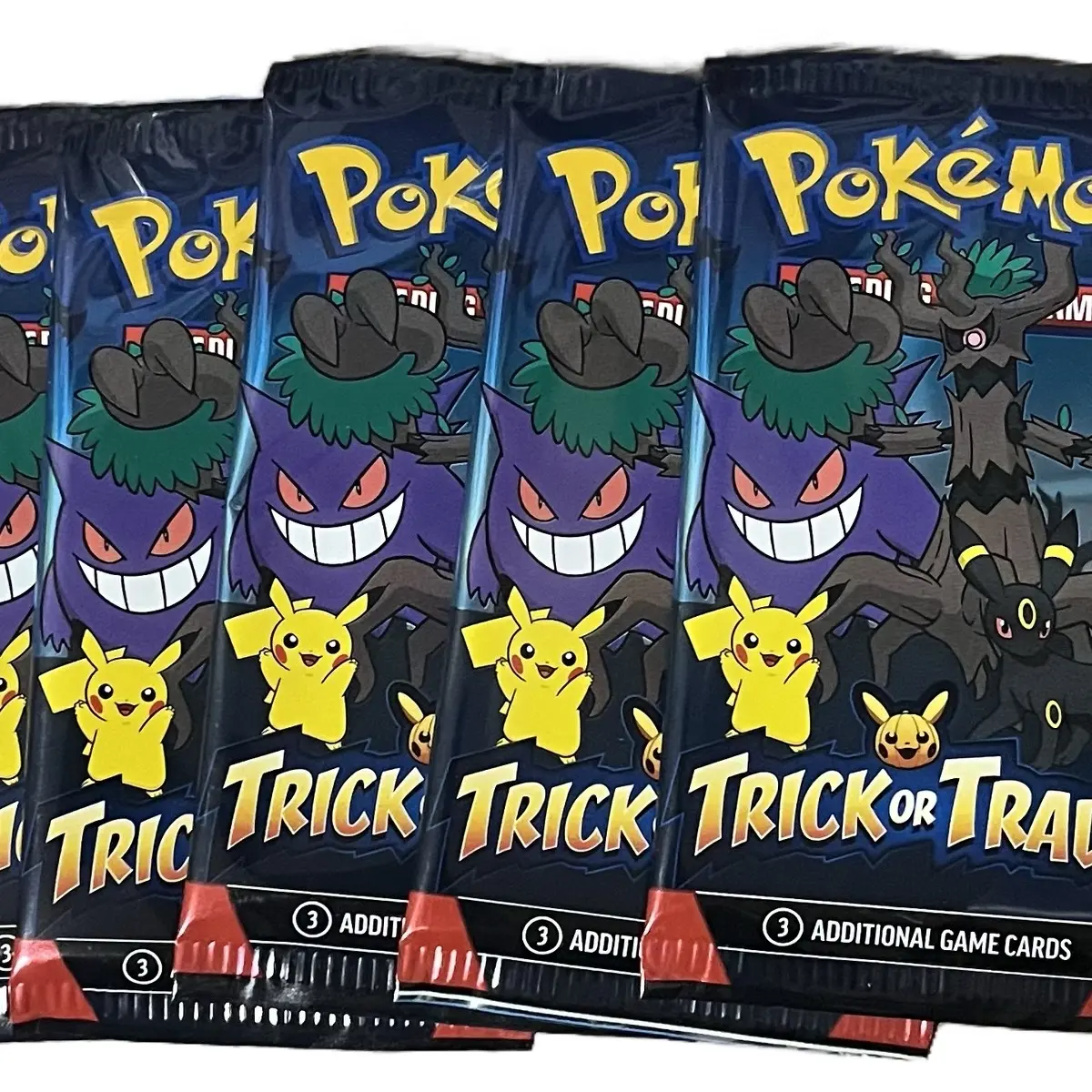 5 Pokemon Trick or Trade Packs - Trading Cards for Kids
