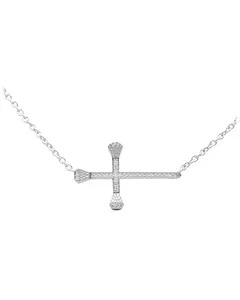 Kelly Herd Women's Horizontal Horseshoe Cross Pendant Necklace - S5gsw