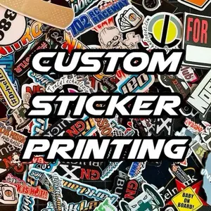 Custom Sticker Printing 9x2 inch Personalized Car Decal Carbon Fiber Design for Him & Her Gifts UV & Weather Resistant Rich Colors Easy Install