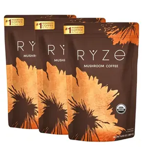All-Day Wellness Coffee | Mushroom Blend with MCT Oil, Turkey Tail, Shiitake & Lion's Mane, 6.35 OZ