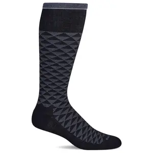 Sockwell Men’s Dapper | Moderate Graduated Compression Socks - Black