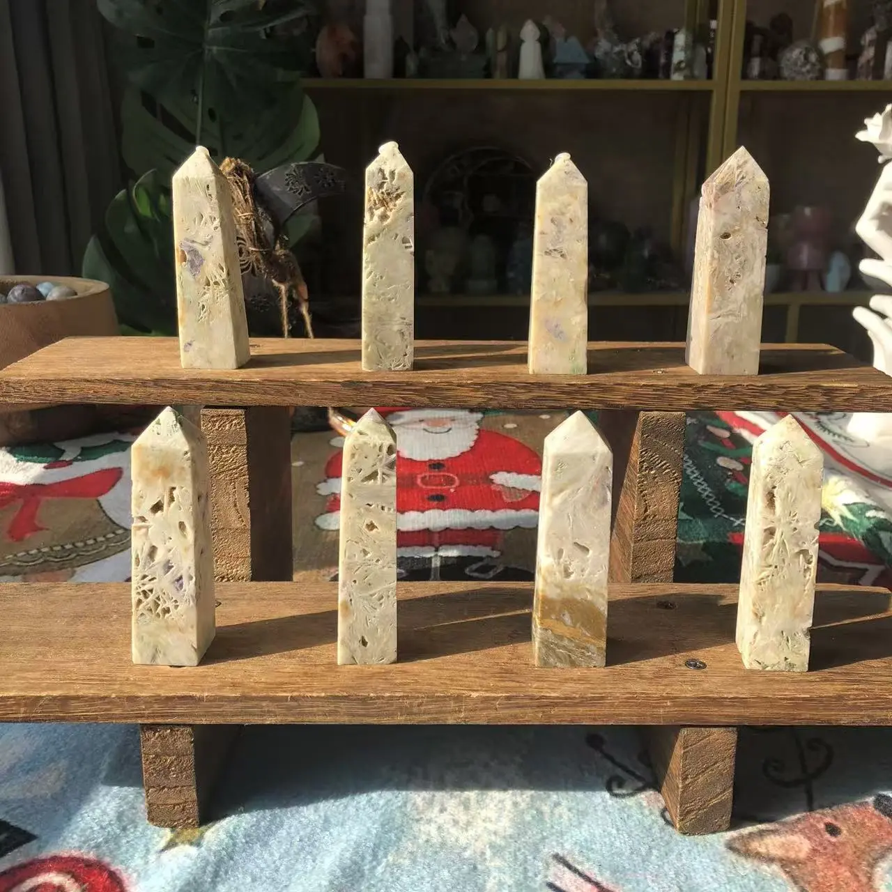 Natural Crystal Violet Tower Collection