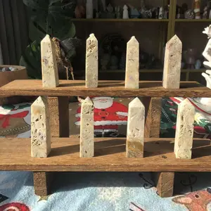 Natural Crystal Violet Tower Collection