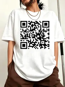 Show Me Them Titties Scannable QRCode Short-Sleeve Unisex T-Shirt