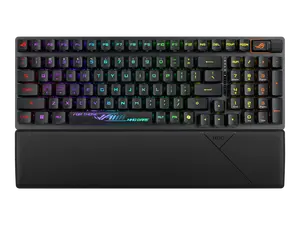 ASUS ROG Strix Scope II 96 RX Wireless Gaming Keyboard, Optical Switches, Low Latency 2.4GHz, RGB, Compact 96% Layout