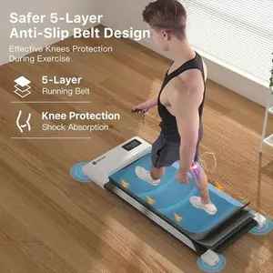 Under Desk Treadmill, Walking Pad for Home and Office, 2.5 HP Portable Walking Jogging Running Machine