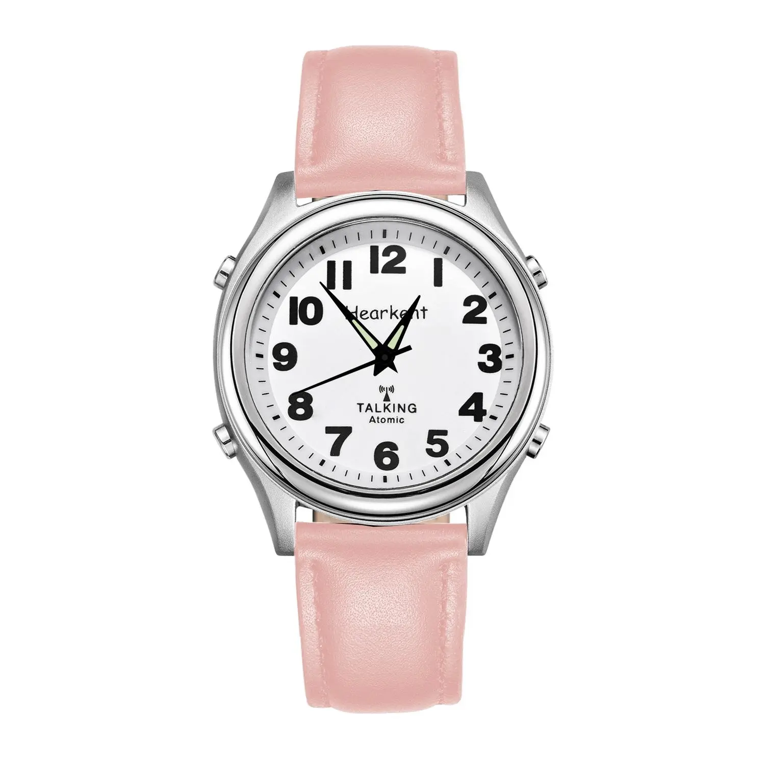 Ladies Talking Watch for Visually impaired with Large Numbers, American Voice, Nylon Strap, Self Setting, Gift for Blind or Elderly People