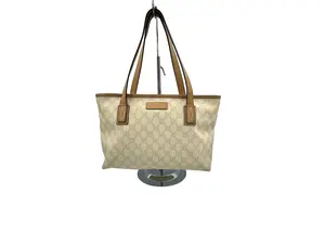 Pre-owned canvas Shoulder Bags Vintage Gucci Monogram Tote