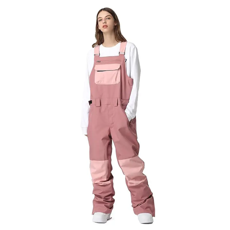 YEEFINE Unisex Insulated Snow Bib Overalls with Wear-Resistant Material, Adjustable Professional Sports Clothing for Skiing, Hiking (XXL Available)