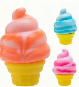 Ice cream-shaped slow rebound toys, summer sensory stress-relieving squeeze toys, popsicle-shaped slow rebound toys, suitable as Easter basket stuffing, party gifts, anxiety relievers and birthday presents.