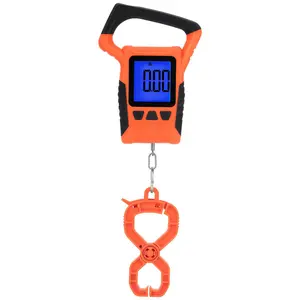 Digital Fishing Scale Combo Heavy Duty Waterproof 110lb Capacity with Lip Grip & Pliers Saltwater Resistant Tool Set for Fish Weighing