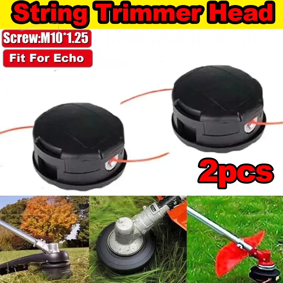 4.05" Universal Speed Feed Trimmer Head – Fits Straight or Bent Shaft, Bump Feed Line Release for Quick Replacing, Compatible with Most Brush Cutters & Trimmers