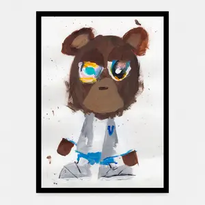 GRADUATION BEAR POSTER - HIPHOP HEAVEN X JOHN SICK
