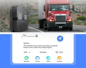 TrackerOne S20 Pro GPS Tracker Upgrade 4G Worldwide GPS Tracker with Unlimited Distance Tracking 365-Day History & Real-Time Sharing