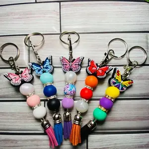 Butterfly Keychains Bundle - Assorted Colors and Styles