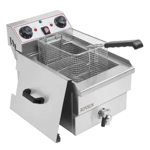 [FLASH SALE] ROVSUN 12.5 QT 110V 1700W Single Tank Electric Deep Fryer with Timer & Oil Drain