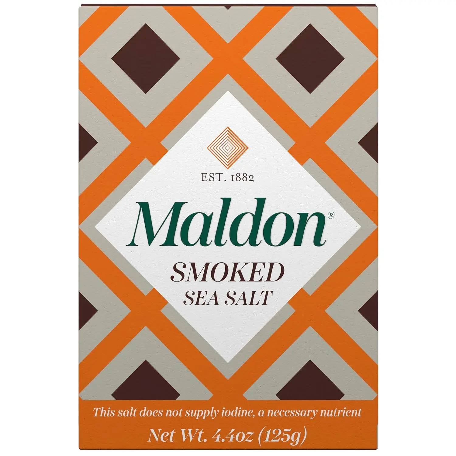 Smoked Sea Salt Flakes, 4.4 oz (125 g) - Unique Pyramid Shaped Salt Flakes - Gently Smoked Over Oak - Perfect for a Wide Range of Dishes, Hand-Harvested for Four Generations