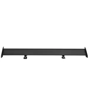 Summervibes VEVOR GT Wing Car Spoiler, 43.3 inch Universal Spoiler with Single Deck, Adjustable Lightweight Aluminum, Car Rear Spoiler Wing, Racing Spoiler BGW/JDM Drift Black