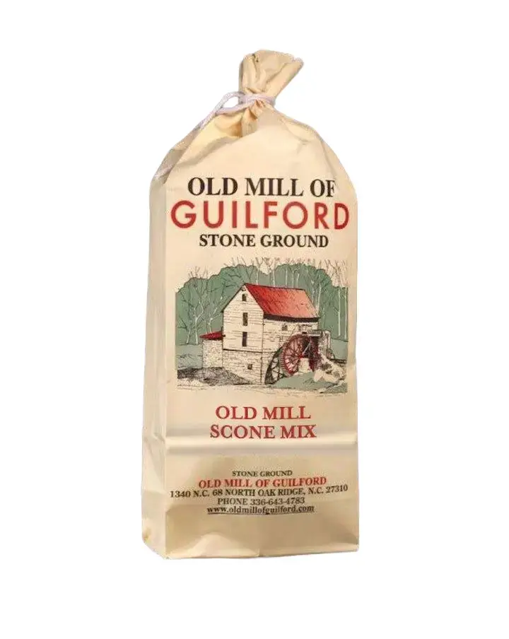 Old Mill of Guilford Stone Ground Scone Mix - Plain Chocolate Chip Cranberry Orange & Currant Flavors - 2 Lb Bag - Contains Soy