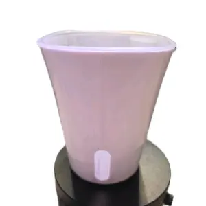 Set of 5-Self Watering White Pots for Easy Plant Care and Maintenance