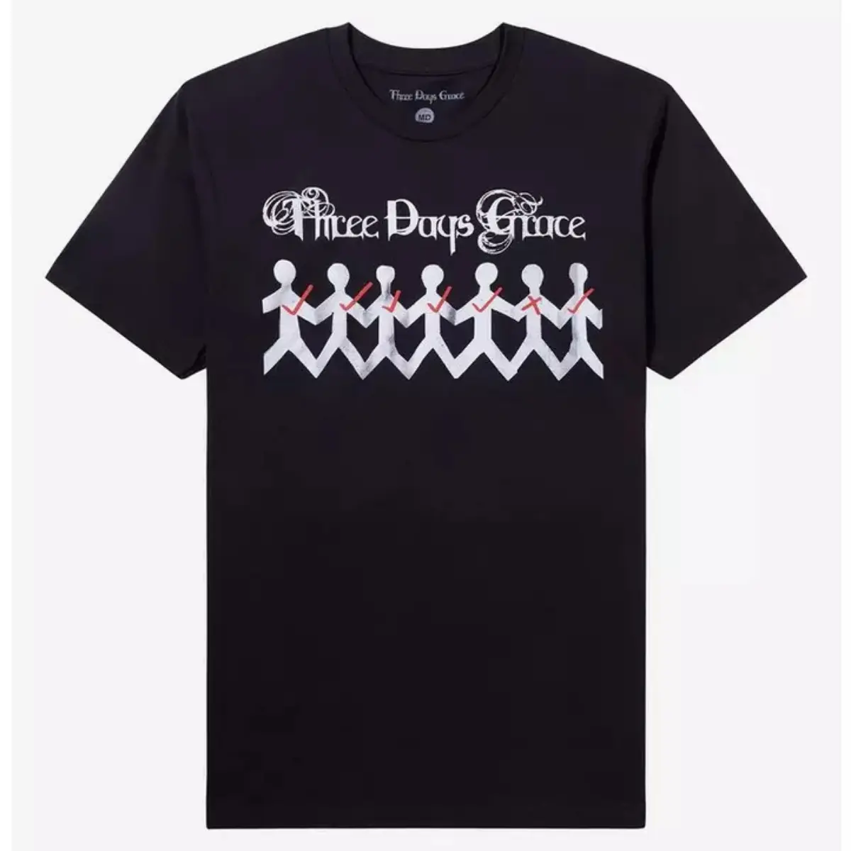Three Days Grace One-X Paper People T-Shirt Breathable Top Hoodie Oversize, Tshirt, Cotton