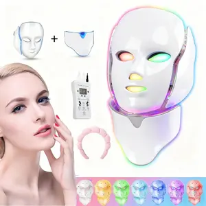 2026 New Facial & Neck Beauty Light Therapy Mask, Facial Beauty Instrument, Rejuvenates Skin, Charging Ergonomic Design, Skincare Tool, Perfect Home Gift, Includes Headband
