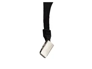 SICURIX Safety Breakaway Lanyard - 12 / Pack - 36" Length - Black - Nylon, Steel