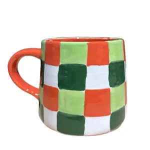 Christmas Checker Mug - Perfect for Your Morning Drinks - Drinkware, Cup
