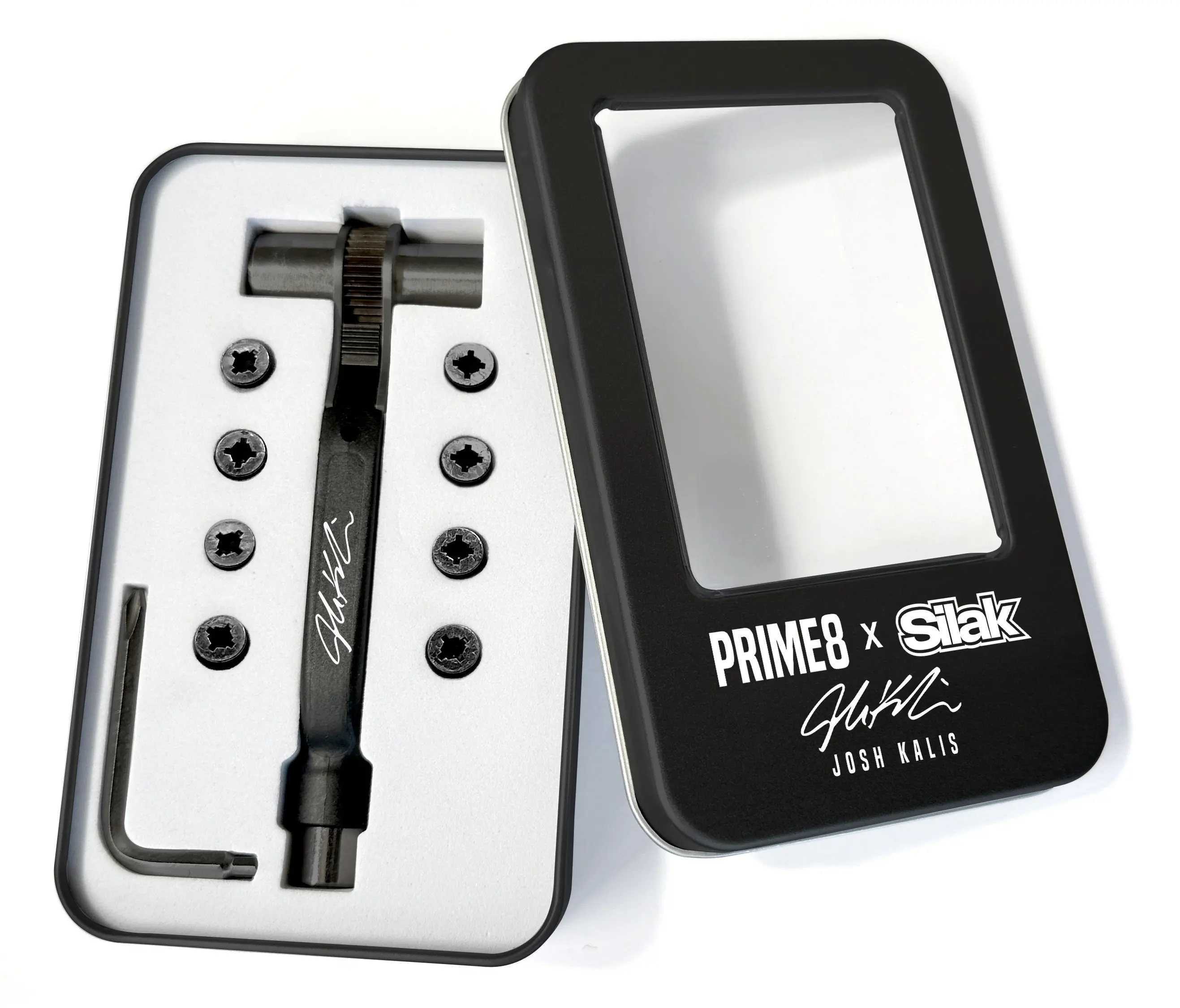 Prime8 Skate Tool Triple Ratchet Lite with Josh Kalis Silak Combo Hardware