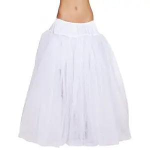4554 - Full Length White Petticoat