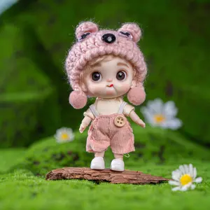 4 INCH Tall Kawaii Poseable Dolls Blind Box！Handmade Changeable Outfits. Perfect Keychain, Backpack & Desktop Decor. Cute Kawaii Girl Plush Charm. Ideal Birthday Christmas Gifts & Action Figures！