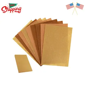 Felt Sheets for Crafts 9PCS 11.8 * 7.9in Wool Stiff (3 Brown)