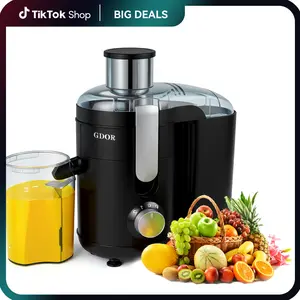 800W Juicer with 3" Wide Feed Chute, Titanium Blades & Dual Speeds — Easy Juice Extractor for Fruits & Veggies 800W Juicer with 3" Wide Feed Chute, Titanium Blades & Dual Speeds — Easy Juice Extractor for Fruits & Veggies