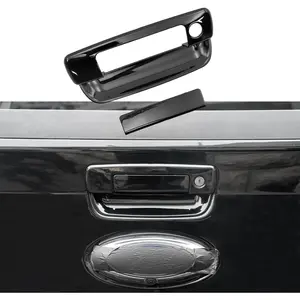 Tailgate Handle Cover Compatible with 2022-2025 Ford Maverick Truck Tailgate Handle Trim Decoration ABS Plastic Scratch Protector for 2024 Maverick Accessories (Glossy Black)