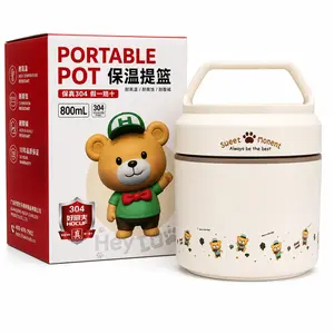 HOCUF 800mL Portable Food Pot