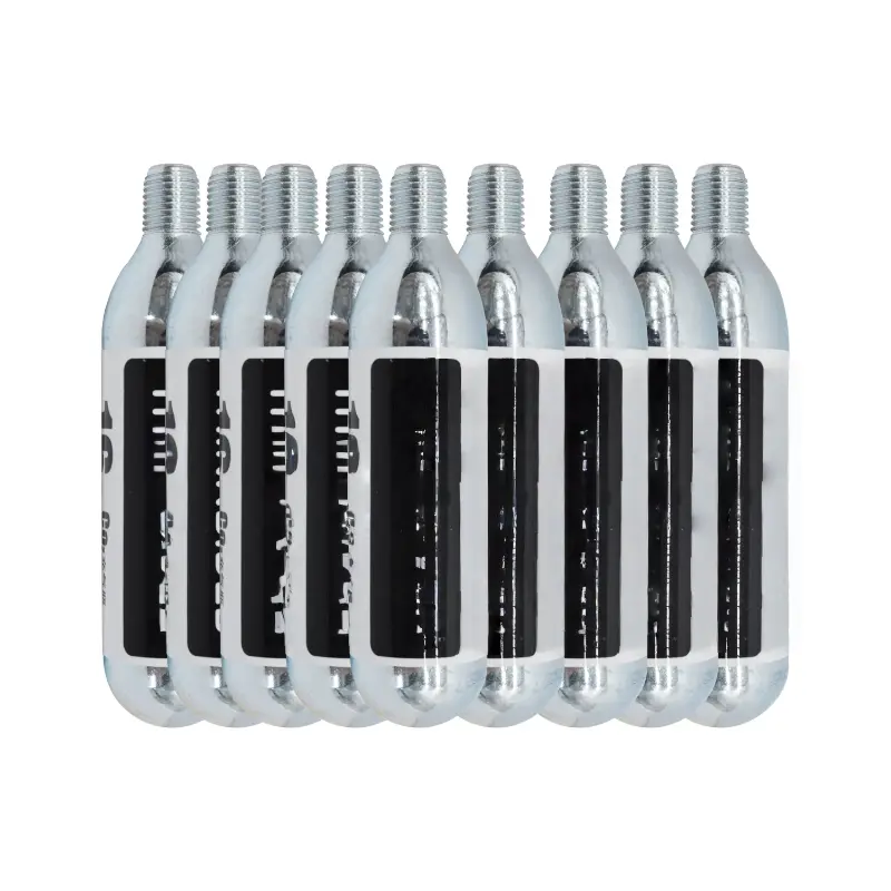 16g Threaded CO2 Cartridges or CO2 Inflator for Bike Tires - Cartridge for CO2 Inflator with Threaded Connection